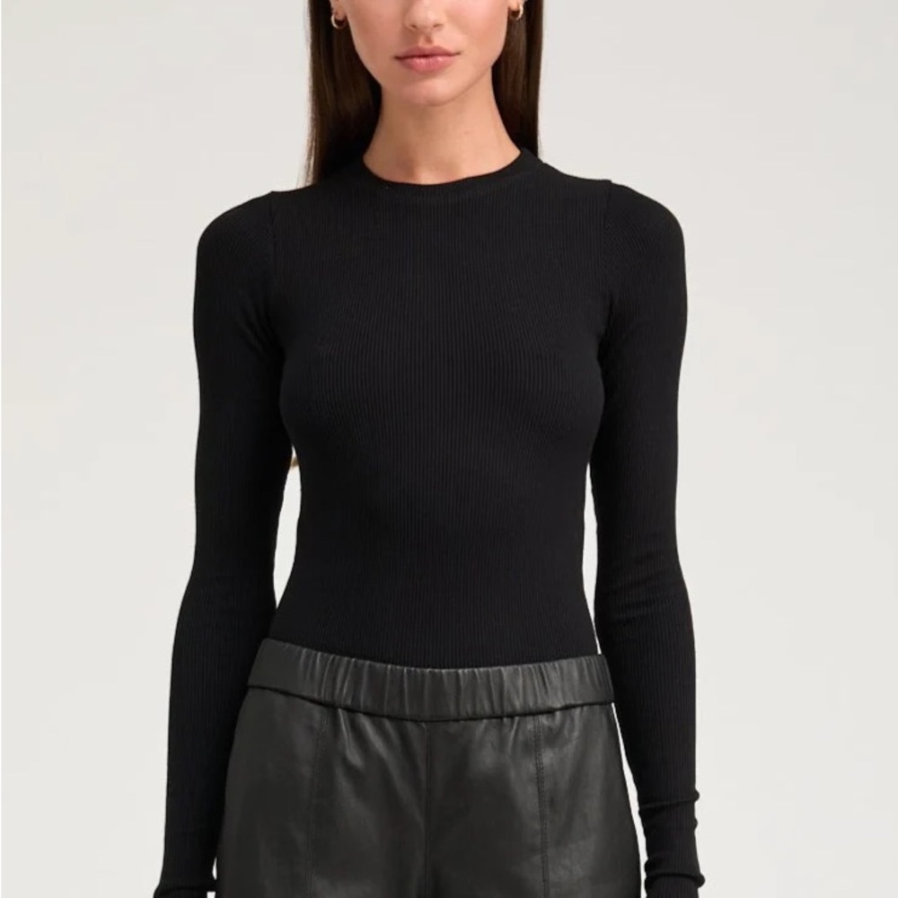 Helmut Lang Ribbed Long Sleeve